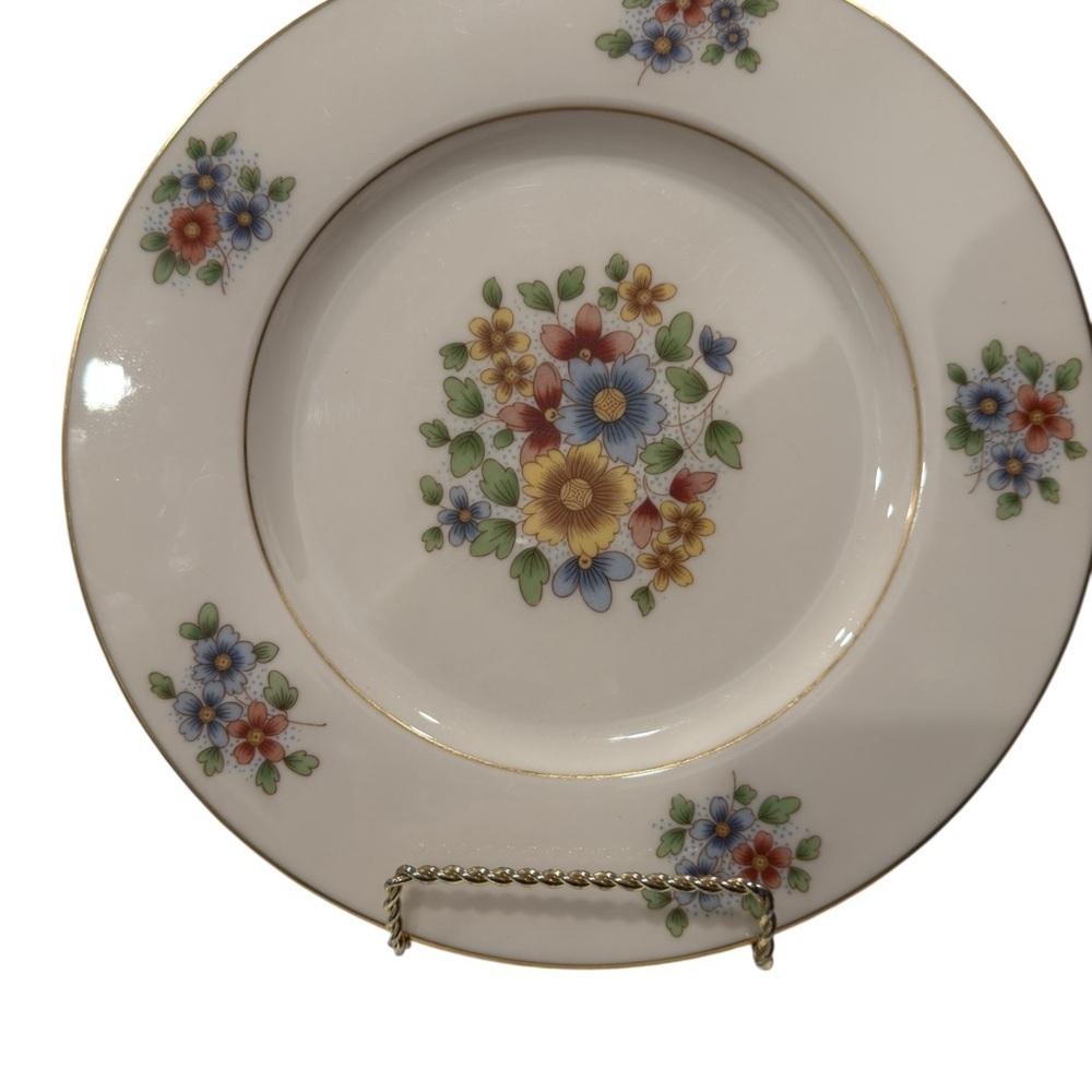 Lenox Teresa Collection 10 1/2 inch Set of 4 Dinner plates Discontinued Vintage